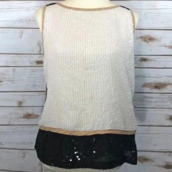 LOFT Embellished Top Size S - Picture 1 of 7